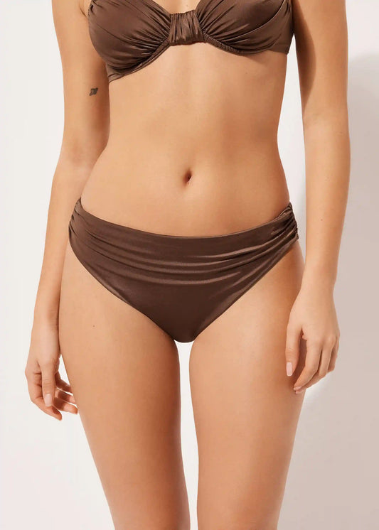 Shiny Satin Swimsuit Bottoms