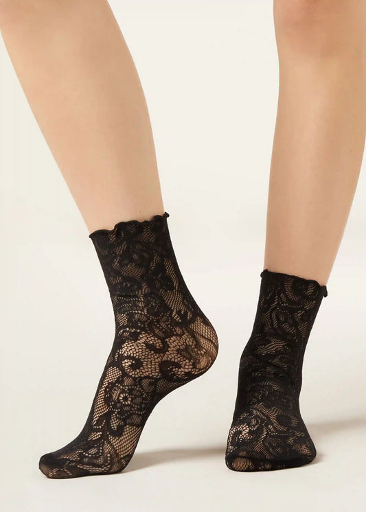 Floral Lace Socks