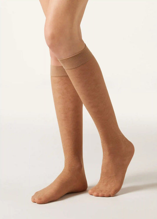 Lace Knee-High Socks