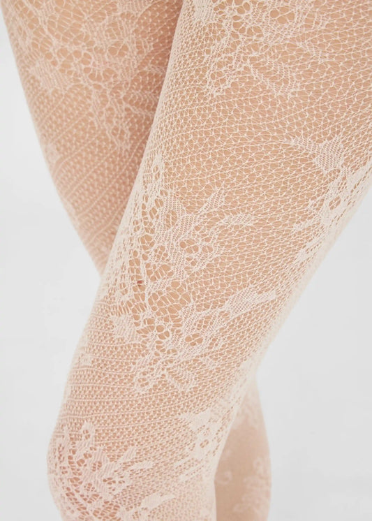 Floral Lace Tights