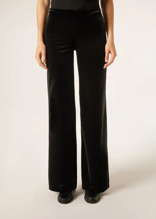 Velvet Palazzo Pants