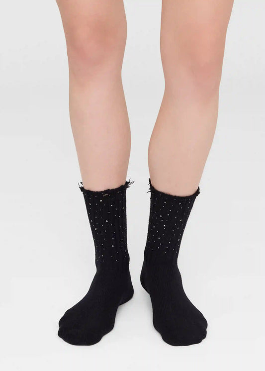 Rhinestone Socks