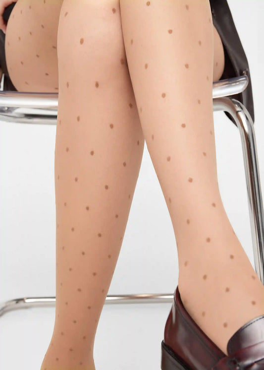 Sheer Polka Dot Tights