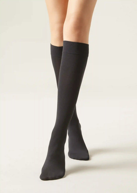 60 Denier Microfiber Knee-Highs