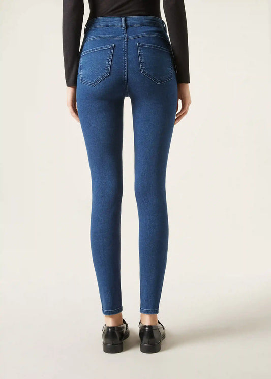 High Waist Soft Touch Skinny Push Up Jeans